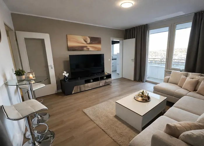 Moselblick L Panorama Sky Balkon Daire Koblenz (Rhineland-Palatinate)